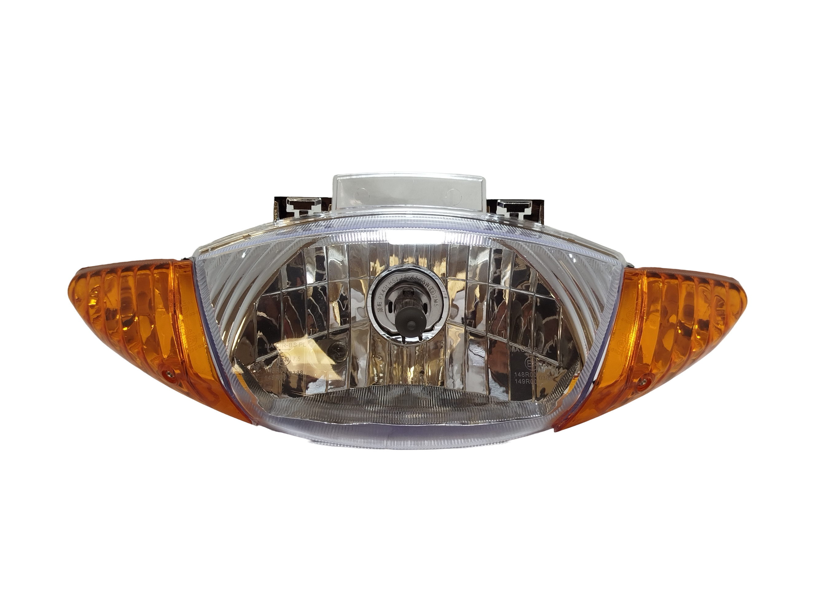 OPTICA DELANTERA GUERRERO TRIP 110 C/GIROS AMBAR IKENTA IK32117