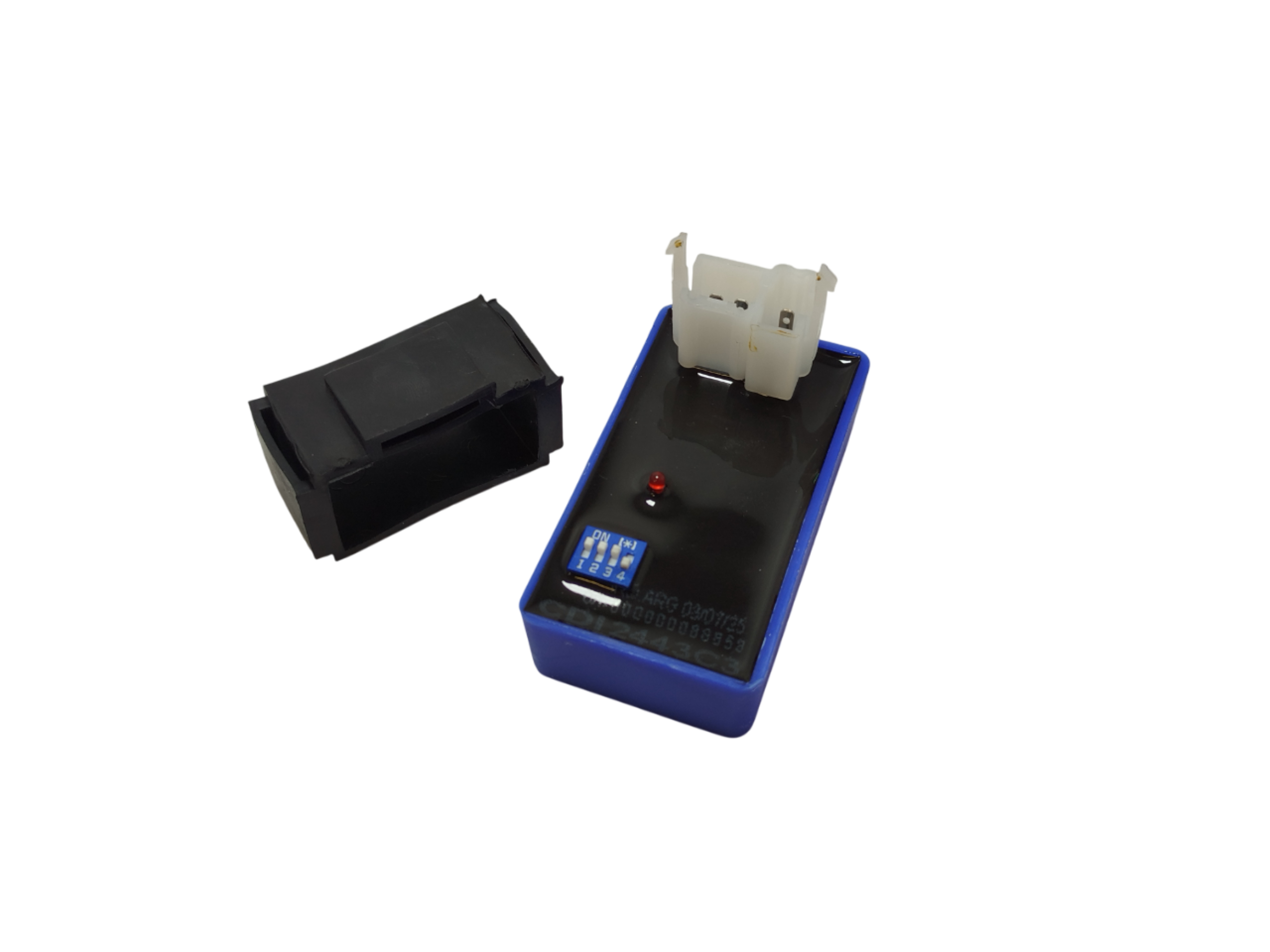 CDI DIGITAL C/CORTE Y CURVA DE AVANCE HONDA WAVE 110 S (Alimentado a 12V.c.c. - con Avance)S/corte muleta PIETCARD 2443C