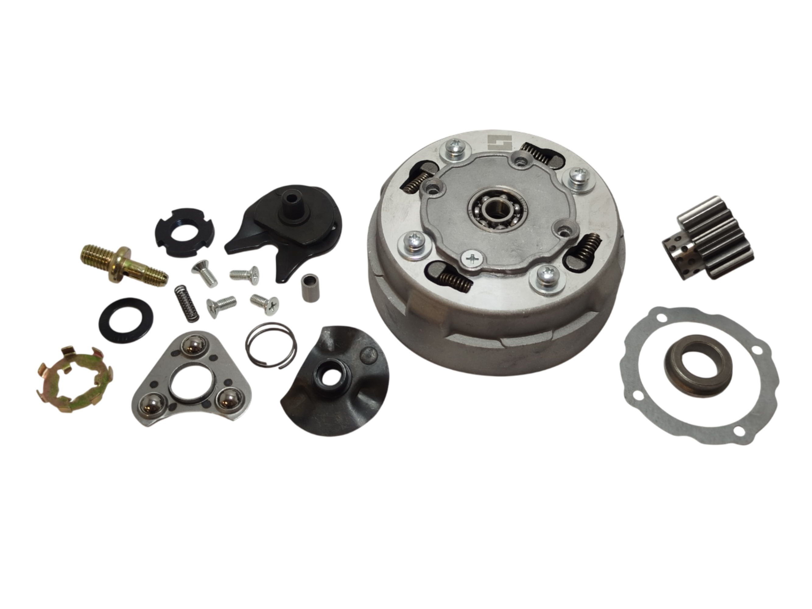 EMBRAGUE CONJUNTO COMPLETO GILERA SMASH 110 (ESTRIA CHICA) HADA EMC002